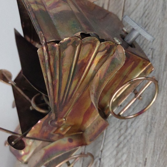 VINTAGE Copper Antique Car Music Box - Plays Happy Days - Picture 5 of 10